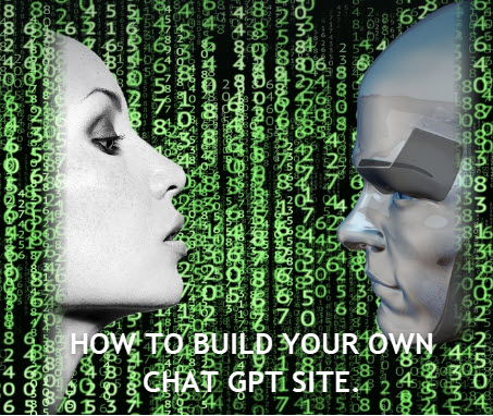 HOW TO BUILD YOUR OWN CHAT GPT SITE.