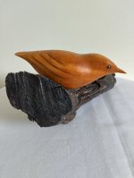 Crafted Whittled Nuthatch 