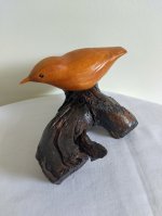 Crafted Whittled Nuthatch 